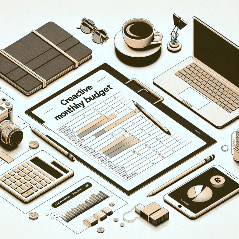 Como criar um orçamento mensal eficaz para freelancers