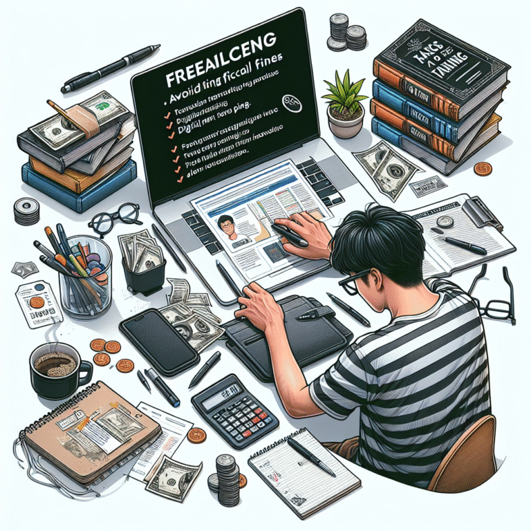 Estratégias para evitar multas fiscais como freelancer