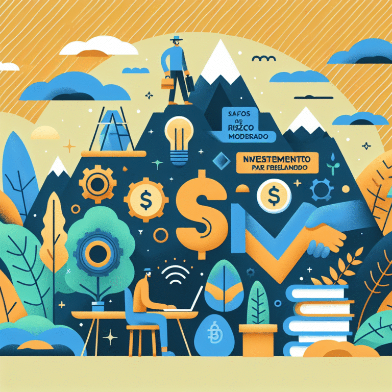 Investimentos de risco moderado para freelancers