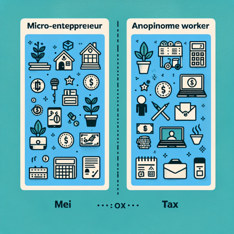 Comparativo entre MEI e autônomo: qual a melhor opção do ponto de vista tributário?