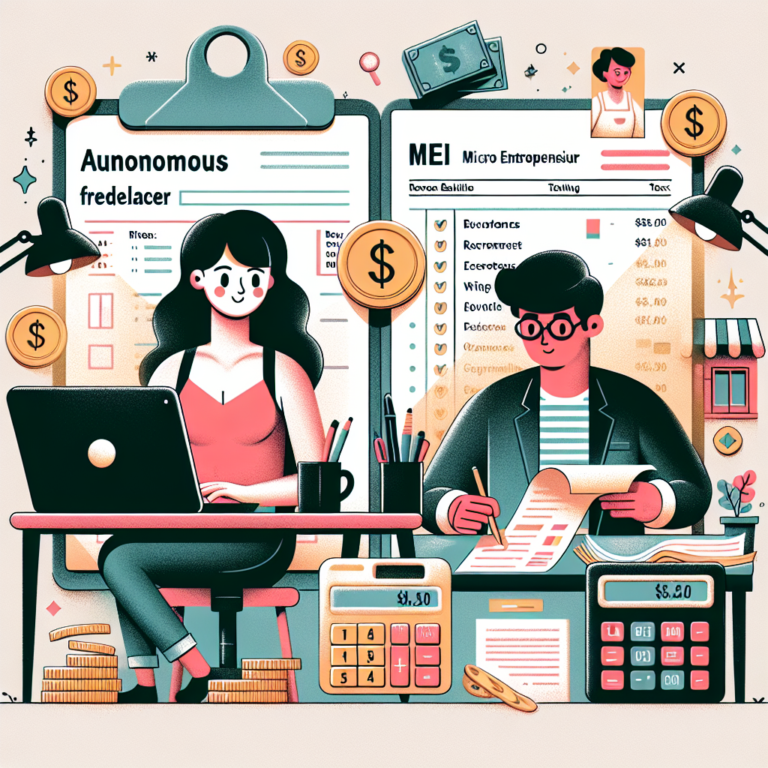 Impostos para freelancers autônomos e MEI