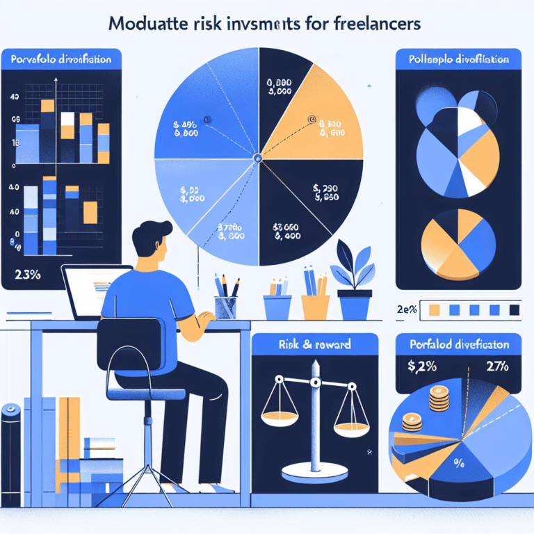 Investimentos de risco moderado para freelancers