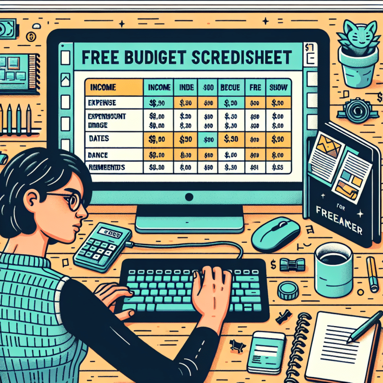 Planilhas de orçamento gratuitas para freelancers